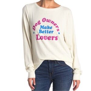 WILDFOX | Dog Owners Make Better Lovers Pullover Small